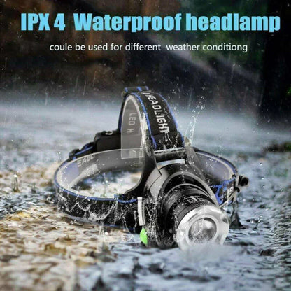 Rechargeable LED Headlamp | Waterproof LED Headlamp | Junky Outdoors