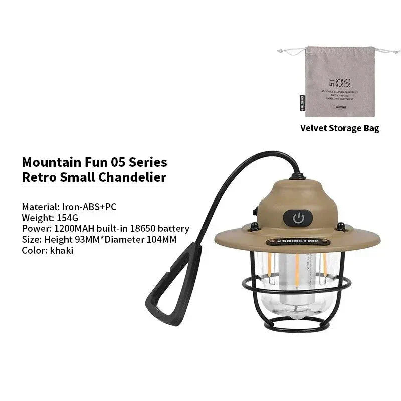 Outdoor Vintage Lights | Tent Pendant Light | Junky Outdoors
