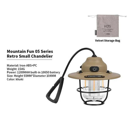 Outdoor Vintage Lights | Tent Pendant Light | Junky Outdoors