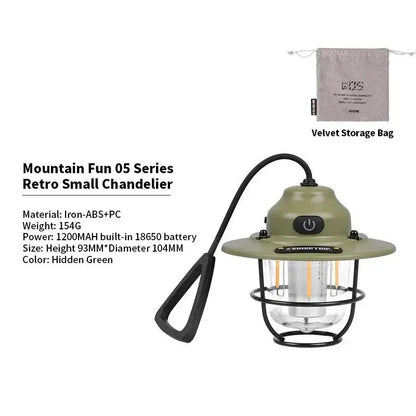 Outdoor Vintage Lights | Tent Pendant Light | Junky Outdoors