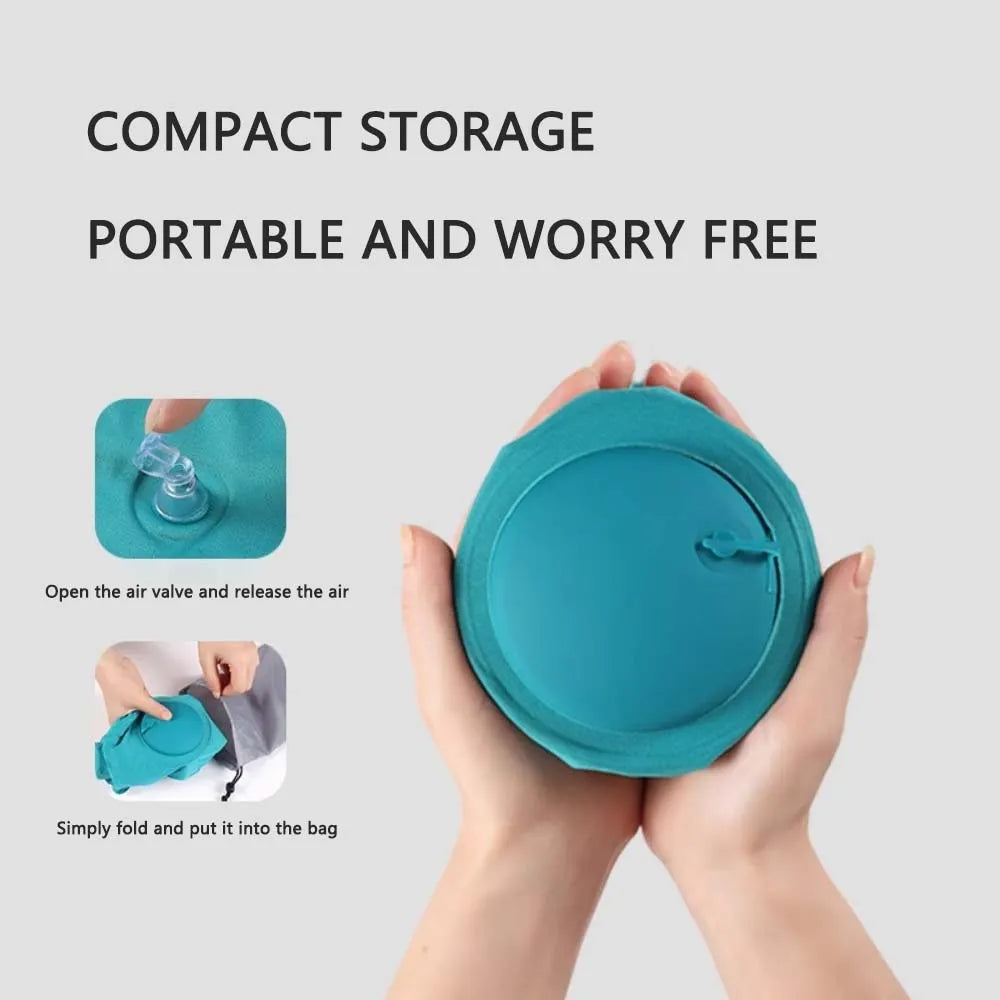 Neck Pillow for Travel | Inflatable Neck Pillow | Junky Outdoors