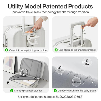 Carry on Spinner Luggage | Hard Shell Suitcase | Junky Outdoors