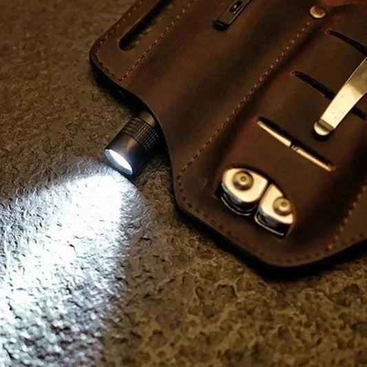 Multi-Tool Leather Sheath | Tool Protective Sheath | Junky Outdoors