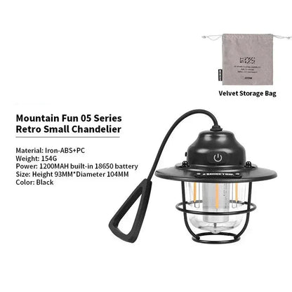 Outdoor Vintage Lights | Tent Pendant Light | Junky Outdoors