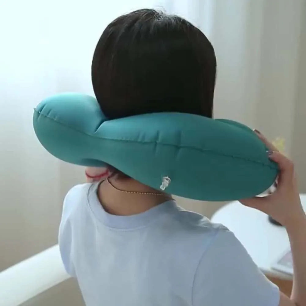 Neck Pillow for Travel | Inflatable Neck Pillow | Junky Outdoors