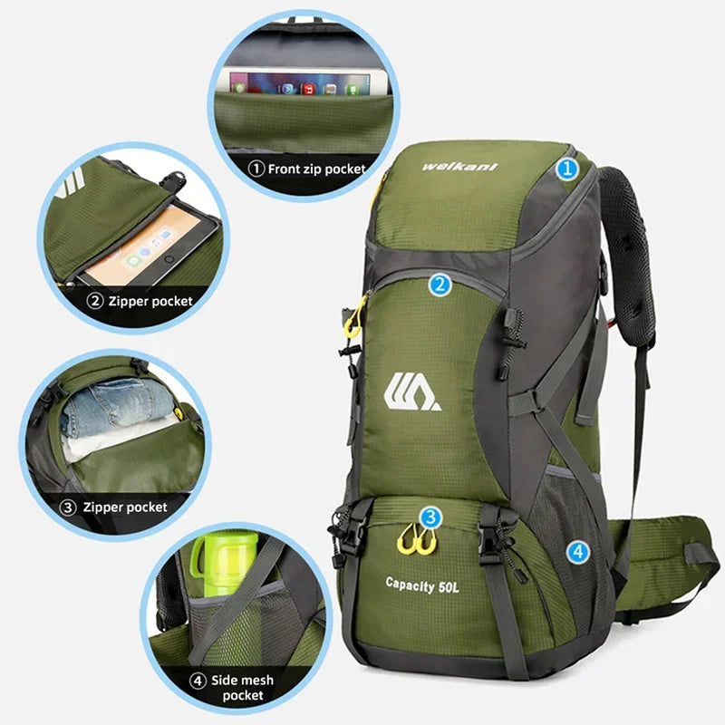 Camping Backpack | Water Resistant Camping Backpack | Junky Outdoors